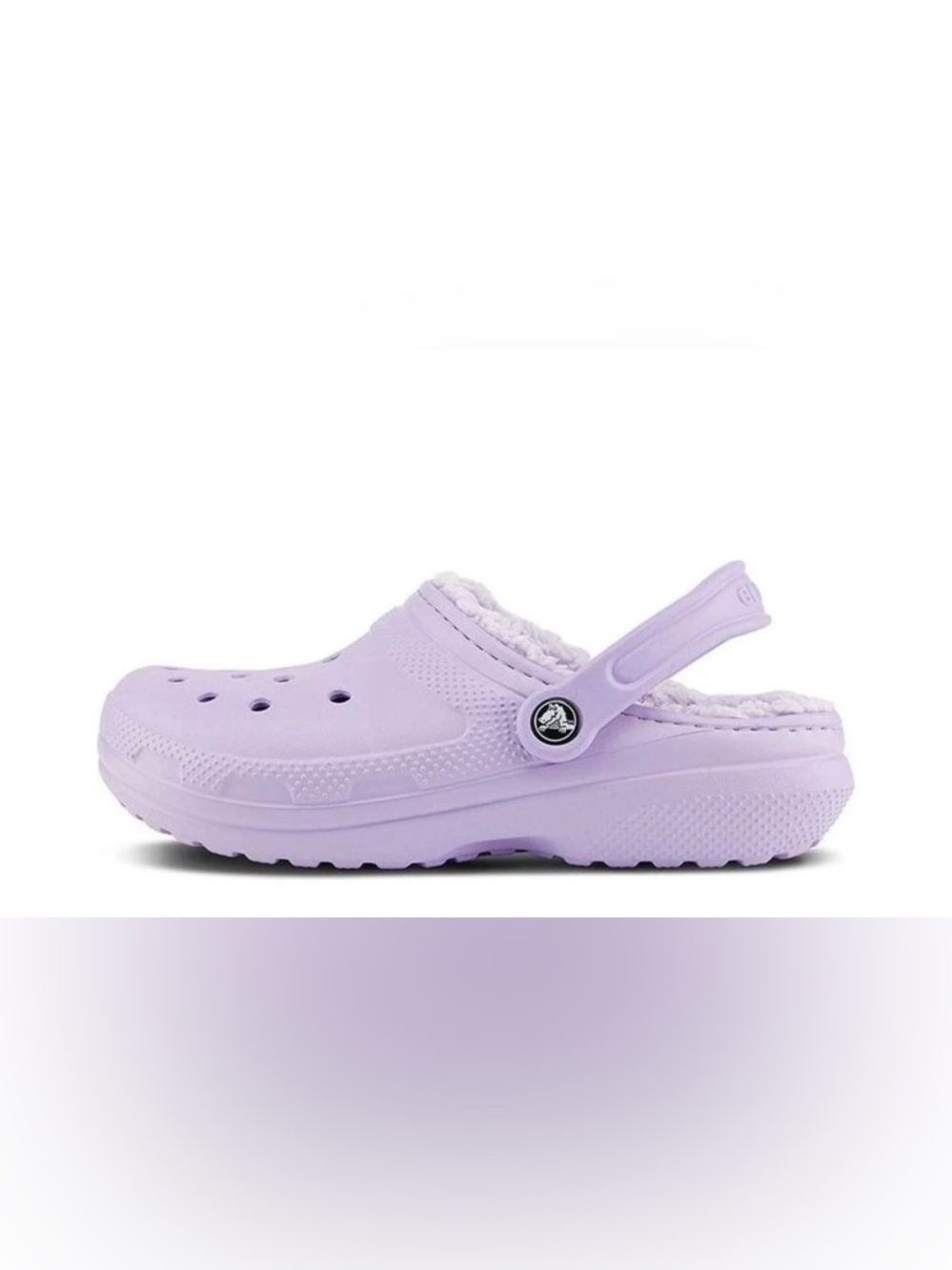 Women’s Lavender Cozy Lined Crocs - Picture 2 of 9